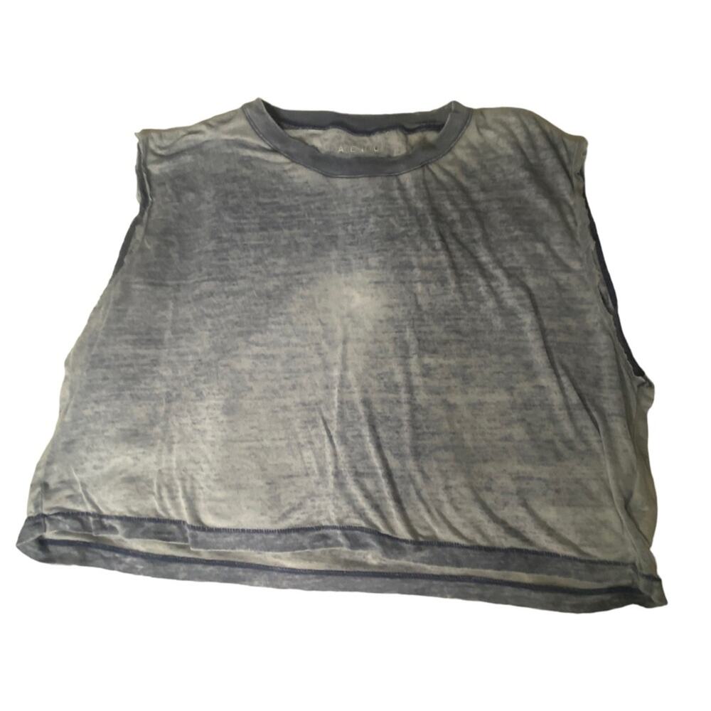 Women's Aero Light/See thru blue muscle tee Size XL